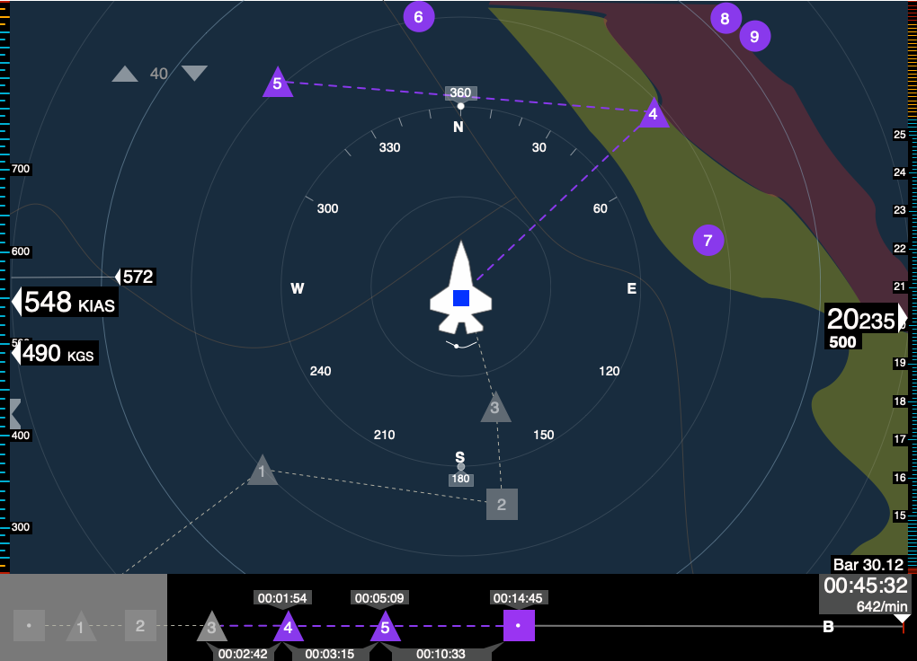 Cockpit Interface Wireframe