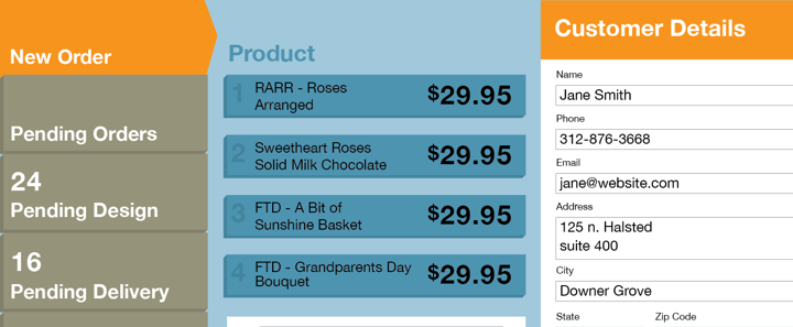 FTD Point of Sale screenshot